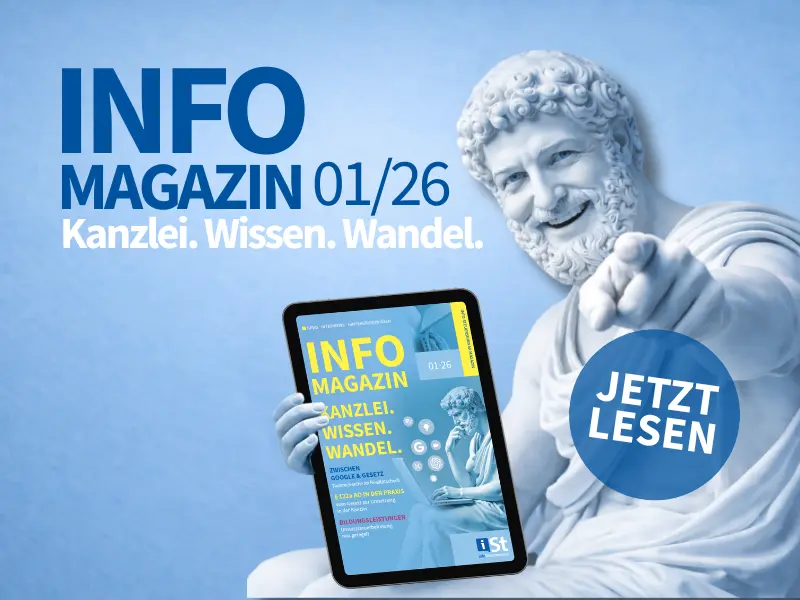 INFO Magazin für Steuerberater mit aktuellen Steuerthemen